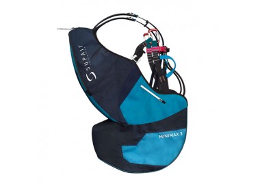 Harnais Parapente Tandem Supair Minimax 3 - Nouvelle Génération - Passager - UNISIZE