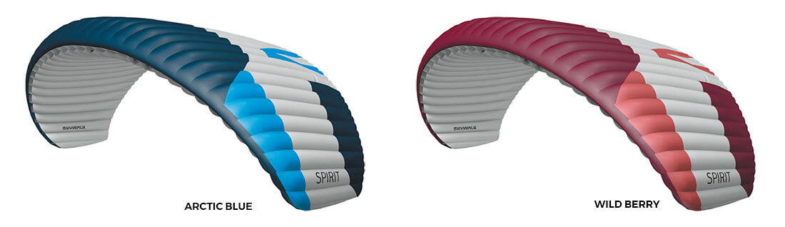 Mini-voile SPIRIT SKYWALK - couleurs